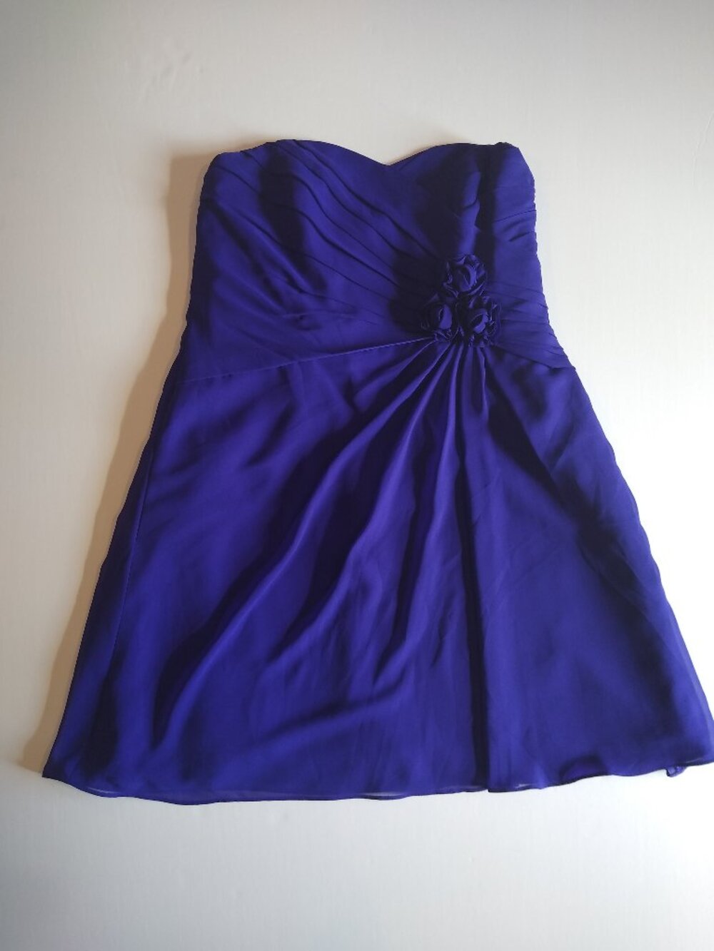 Alfred Angelo Royal Blue Strapless Cocktail Dress – Approx. Size 10